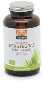 Gerstegras barley grass Europa biologisch 400 mg voor zuur-base balans bio 350 tabletten (Biologisch)