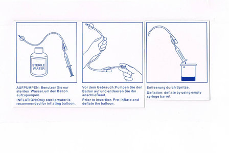 Instructie opblaasbare canule