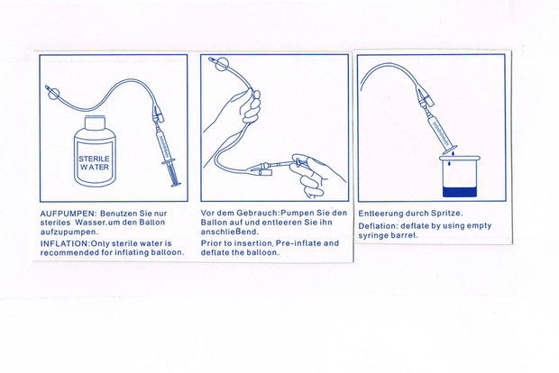 Instructie opblaasbare canule