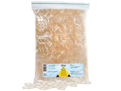 1000 Capsules leeg voor capsulemachine 00 1000 Capsules leeg voor capsulemachine 00